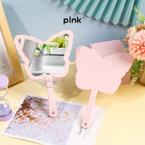 4 Color Butterfly-shaped Handheld Mirror