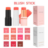 11 Colors Blush Stick / Black / White / Pink / Three Packaging Materials Are Available