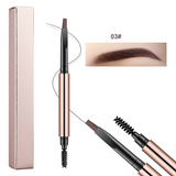 8 Color Waterproof And Sweat Proof Double Headed Eyebrow Pencil