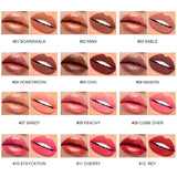 12 Colors 2 In 1 Moisturizing Mirror Lip Glaze Matte Non-stick Liquid Lipstick