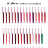 【Envío gratis】 Conjunto de muestra de 49 piezas Conjunto completo de lápices labiales líquidos mate hidratantes y tubos de bricolaje más vendidos