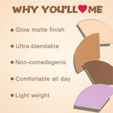 Long-lasting Waterproof Three-color Contouring Cream