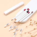 25 Colors Of Matte Waterproof Lip Liner With Sharpener