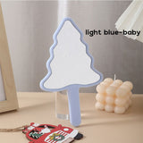 6 Color Christmas Tree-shaped Handheld Mirror