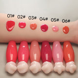 6 Colors Popsicle Cool Lip Glaze Mint Flavor