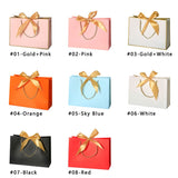 8 colors extra small ribbon gift bag/cosmetic bag/shopping bag 【30PCS】