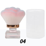4 Color Extra-large Nail Powder Brush/Blush Brush