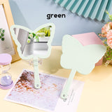 4 Color Butterfly-shaped Handheld Mirror
