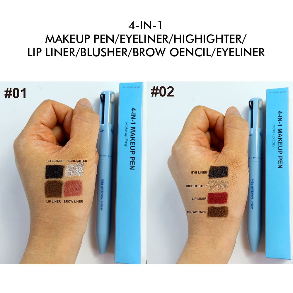 4-IN-1 MAKEUP PEN/EYELINER/HIGHIGHTER/LIP LINER/BLUSHER/BROW OENCIL/EYELINER