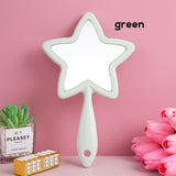 4 Color Star-shaped Handheld Mirror