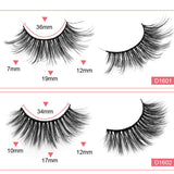 1 Pair Of High Imitation Mink Hair False Eyelashes