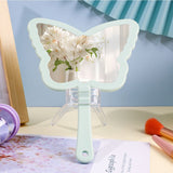 4 Color Butterfly-shaped Handheld Mirror