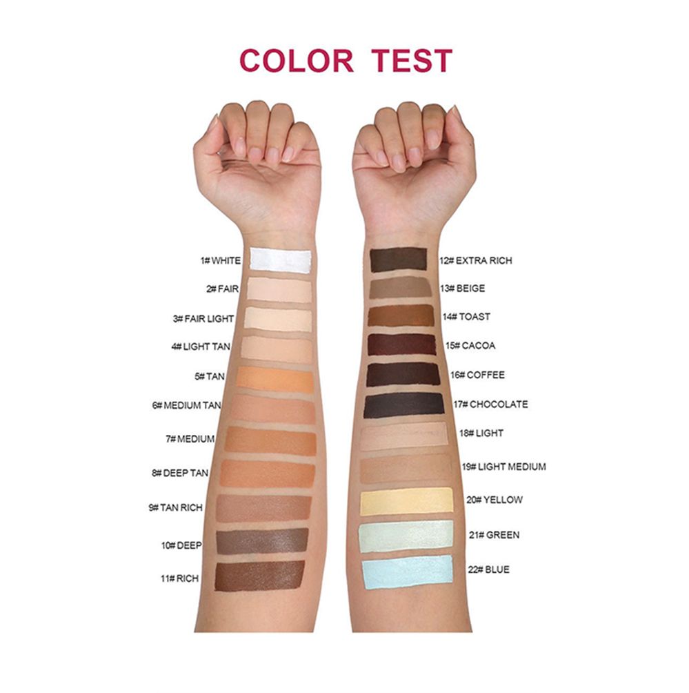 22 Colors Of Concealer Matte Waterproof – MSmakeupoem.com