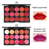 15 Color Lipstick Palette