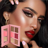 6-color Highlighter/Blush/Concealer/Cream Set