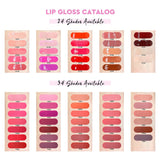 58 Colors Waterproof Non-stick Liquid Lipstick Moisturizing Lip Gloss【CC01-YG09】
