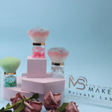 3 Color Extra-large Round-handled Nail Powder Brush/Blush Brush