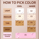 8 Colors Long-Lasting Waterproof and Sweatproof Matte Loose Powder