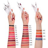 25 Colors Of Matte Waterproof Lip Liner With Sharpener