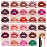 【Envío gratis】 Conjunto de muestra de 49 piezas Conjunto completo de lápices labiales líquidos mate hidratantes y tubos de bricolaje más vendidos