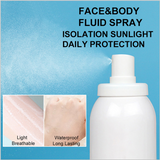 Whitening Sunscreen Spray, Waterproof/Moisturizing/Uv Protection