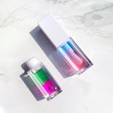 Two-color botanical fruit transparent lip oil