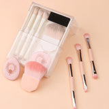 3 Color 8-in-1 Makeup Brush Set