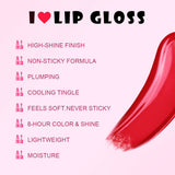 12 Colors 2 In 1 Moisturizing Mirror Lip Glaze Matte Non-stick Liquid Lipstick