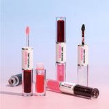 4-color 2-in-1 Peel-off Lip Gloss & Clear Lip Oil