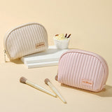 6 Colors Mini Semicircle Cake Cosmetic Bag