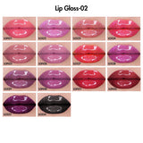 34 colors of moisturizing glitter lip gloss #1-#33