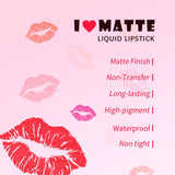 12 Colors 2 In 1 Moisturizing Mirror Lip Glaze Matte Non-stick Liquid Lipstick
