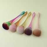 5 colors single medium powder/blush brush