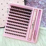 wholesale portable lash fan eyelash extension beginner kit lash extension tweezer set professional