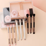 3 Color 8-in-1 Makeup Brush Set