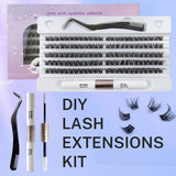 120 DIY Cluster Eyelashes Kit