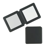 4-color square PU leather double-sided magnetic folding makeup mirror