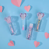 6 Colors Temperature-changing Lip Oil With Glitter