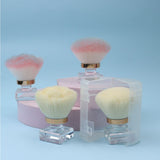4 Color Extra-large Nail Powder Brush/Blush Brush