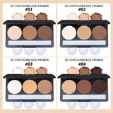 3-color Matte Waterproof Contour Powder