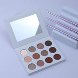 12 High Quality Nude White Eyeshadow Palette（50pcs free shipping）