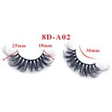 25mm fried hair colorful fluffy exaggerated imitation mink false eyelashes