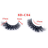 Colorful Imitation Mink Hair 18mm Fried Hair False Eyelashes