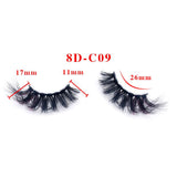 Colorful Imitation Mink Hair 18mm Fried Hair False Eyelashes