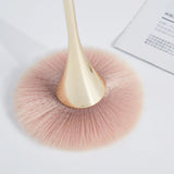 4 colors single large powder/blush brush