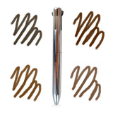 4-IN-1 BROW CONTOUR /Black/Dark brown/Medium brown/Soft brown