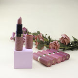 Set de 3 labiales mate color piel