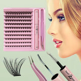 wholesale portable lash fan eyelash extension beginner kit lash extension tweezer set professional