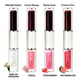 4-color 2-in-1 Peel-off Lip Gloss & Clear Lip Oil