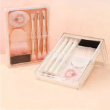 3 Color 8-in-1 Makeup Brush Set